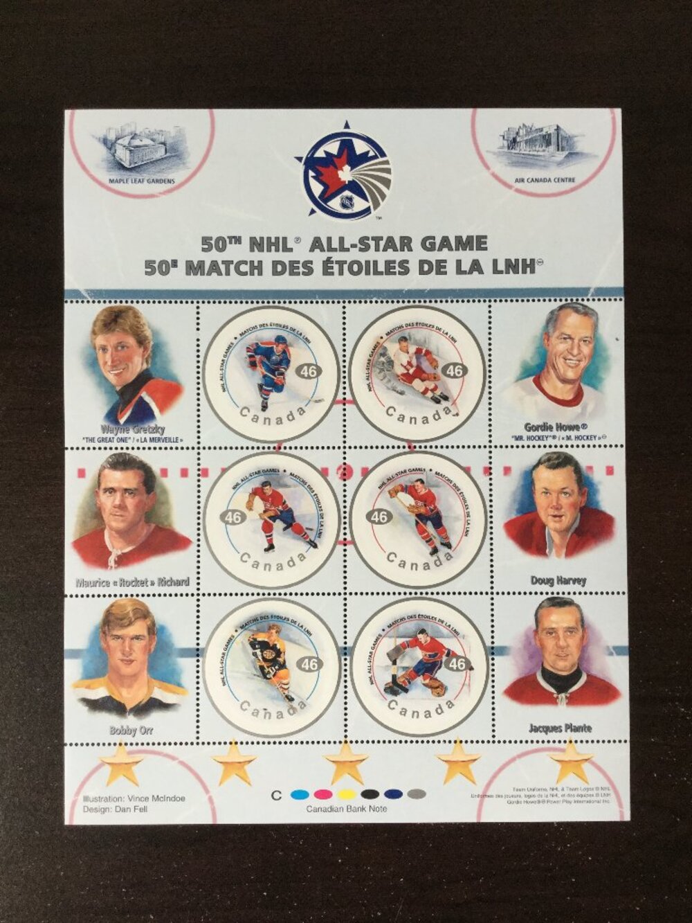 Canadian Hockey Players Commemorative Stamps Bundle - Picture 2 of 11